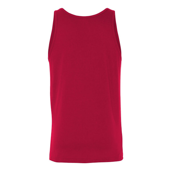 Bella + Canvas Unisex Adult Jersey Tank Top S Röd Red S