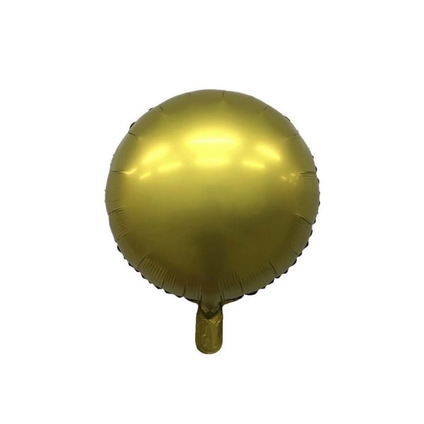 Realmax Rund Folieballong One Size Guld Gold One Size