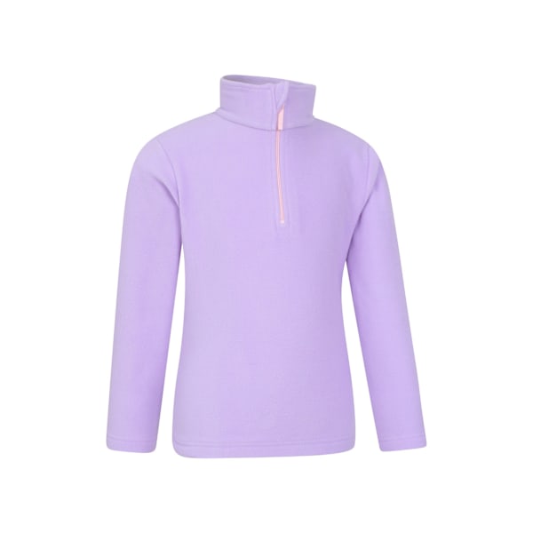 Mountain Warehouse Barnjacka Camber II med halv dragkedja för barn/ungdomar Lilac 7-8 Years
