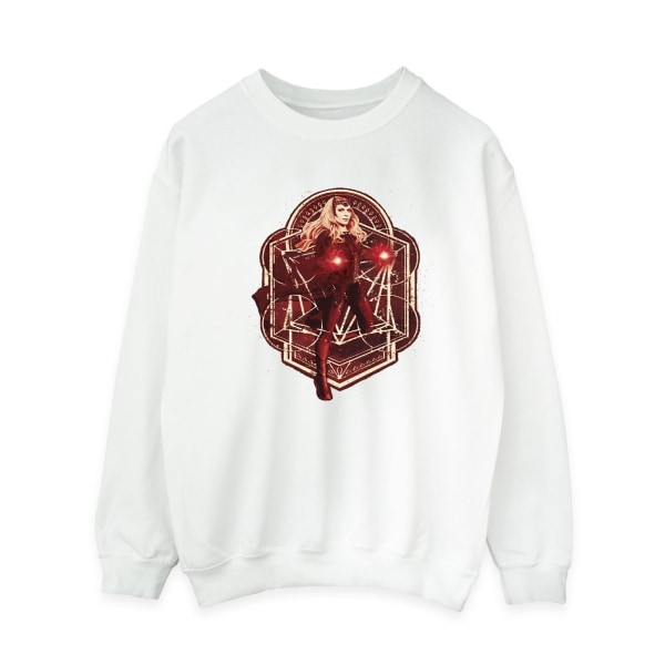 Marvel Dam/Kvinnor Doctor Strange Wanda Vintage Sweatshirt M White M