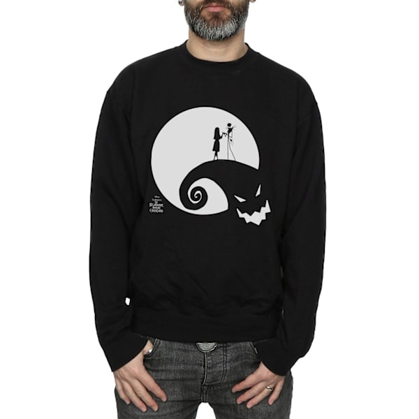 Disney Herr Nightmare Before Christmas Moon Oogie Boogie Sweatshirt Black M
