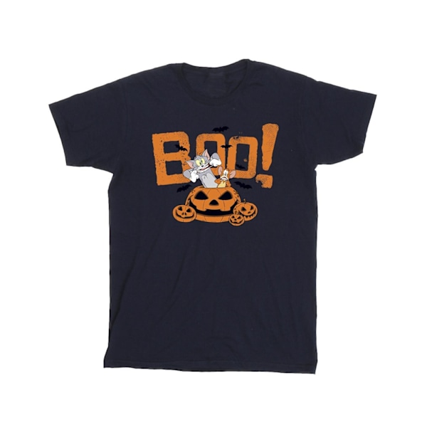 Tom & Jerry Herr Halloween Boo! T-shirt 5XL Marinblå Navy Blue 5XL