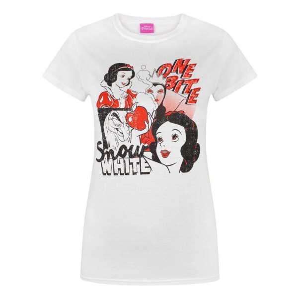 Disney Womens/Ladies Snow White One Bite T-shirt XL Vit White XL