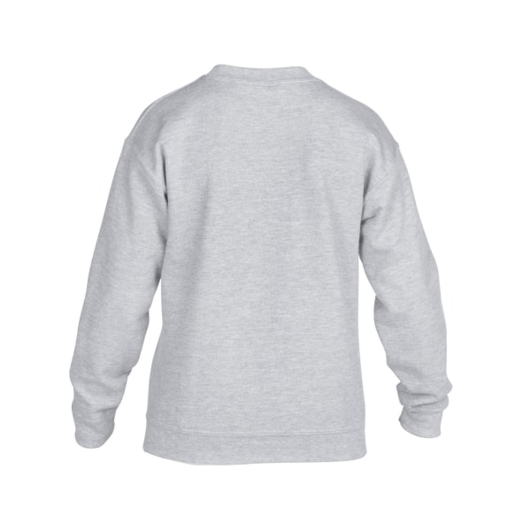 Gildan Barn/Barn Tung Blandad Crew Neck Sweatshirt 12-14 År Sports Grey Sports Grey 12-14 Years