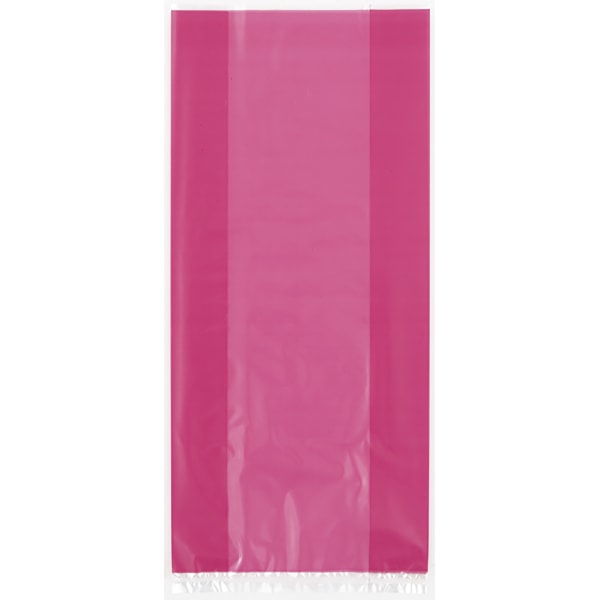 Unika partycellogodisväskor med knytband (pack om 30) One Size H Hot Pink One Size