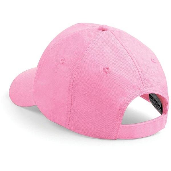 Beechfield Plain Unisex Junior Original 5 Panel Baseball Cap On Classic Pink One Size