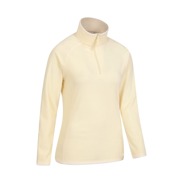 Mountain Warehouse Dam/Dam Montana Fleece Tröja med Halv Dragkedja Storlek 8 Yellow 8 UK