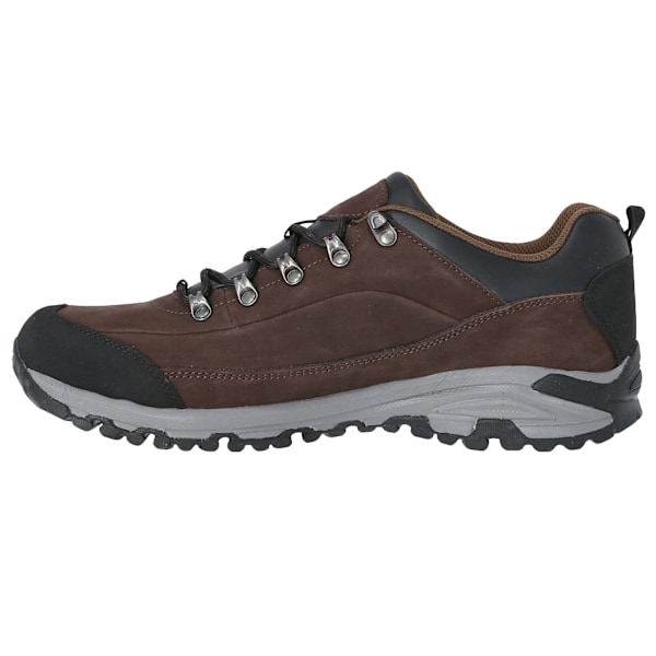 Trespass Falark Vibram Vandringsko i Läder för Herrar, Storlek 8 UK, Mörk Jord Dark Earth 8 UK