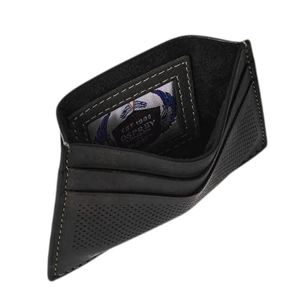 Osprey Arthur Perforated Läderkorthållare En Storlek Svart Black One Size