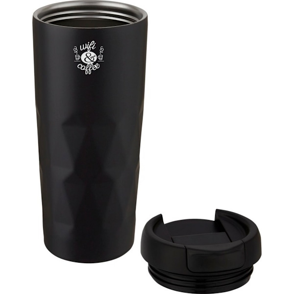 Avenue Prism Isolerad Mugg En Storlek Solid Svart Solid Black One Size