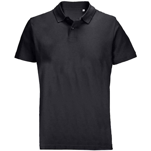 SOLS Unisex Vuxen Pulse Pikétröja 4XL Svart Black 4XL