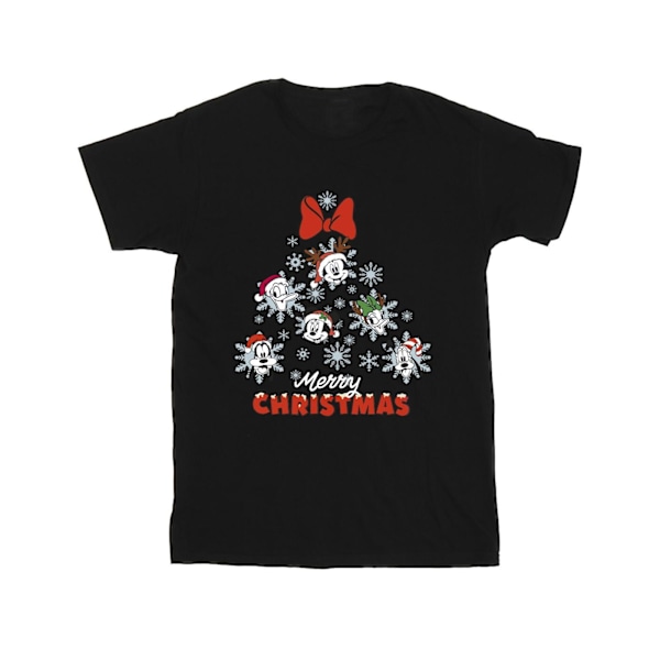 Disney Herr Mickey Mouse och vänner Julgran T-shirt S B Black S