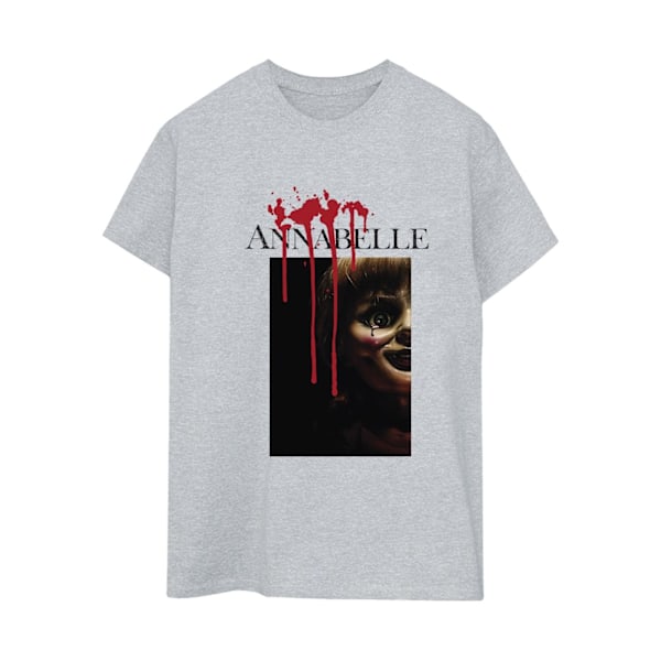 Annabelle Dam/Kvinnor Peep Poster Bomull Boyfriend T-Shirt S Sports Grey S