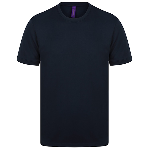 Henbury HiCool Performance T-shirt för män, 4XL, marinblå Navy 4XL