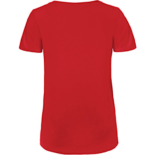 B&C Dam/Damer Favourite Ekologisk Bomull V-ringad T-shirt S Röd Red S