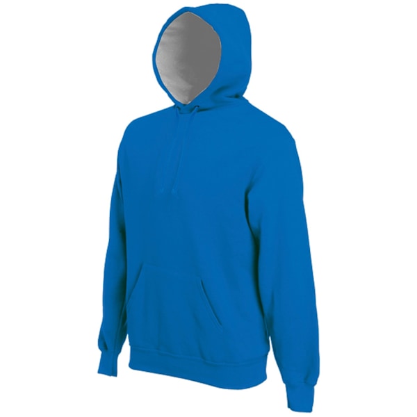 Kariban Unisex Vuxen Kontrast Tung Hoodie XL Royal Blue/ Royal Blue/Heather Grey XL