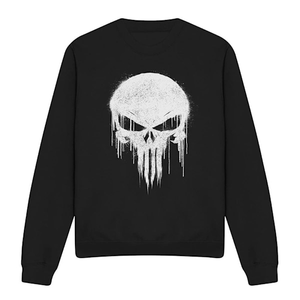 The Punisher Unisex Vuxen Stor Logotyp Sweatshirt S Svart Black S