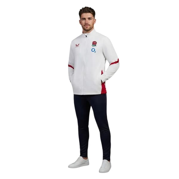 Castore Herr England Red Roses Anthem Jacka M Vit/Röd White/Red M