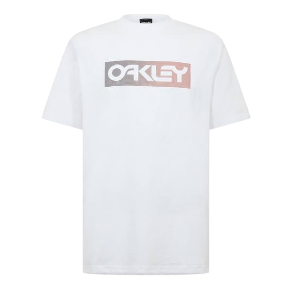 Oakley Herr Dual Logo Soft Touch Regular T-shirt L Vit White L