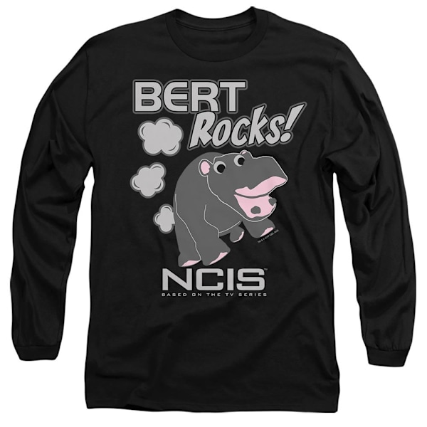 NCIS Unisex Vuxen Bert Rocks T-Shirt XL Svart Black XL