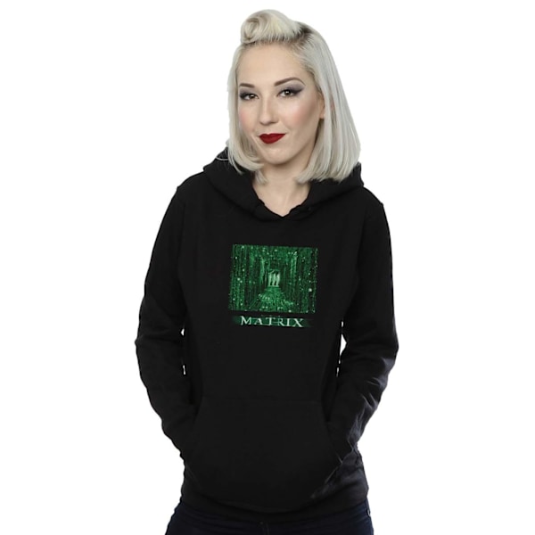 The Matrix Dam/Kvinnor Digital Cube Hoodie M Svart Black M
