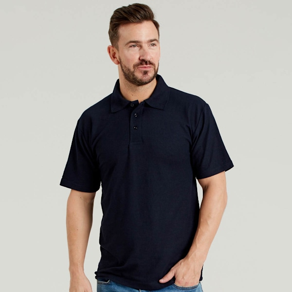 Ultimate Adults Unisex 50/50 Pique Polo 3XL Marinblå Navy Blue 3XL