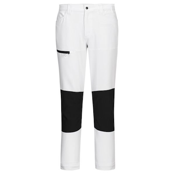 Portwest herr WX2 Slim Work Trousers 42R Vit White 42R