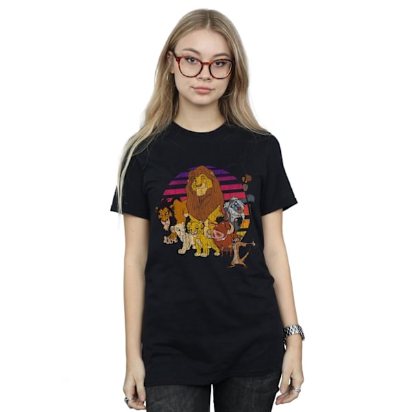Disney Dam/Damer The Lion King Pride Family Bomull Boyfrien Black XXL