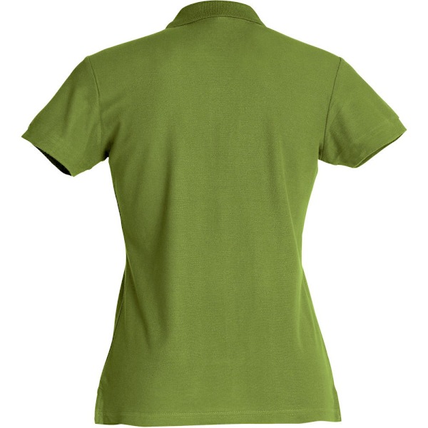 Clique Dam/Dam T-shirt Piké Enfärgad L Armégrön Army Green L