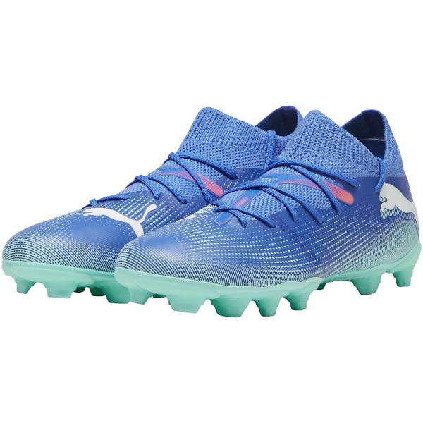 Puma Barn/Junior Future 7 Play Fotbollsskor 1 UK Blå/Vit Blue/White 1 UK