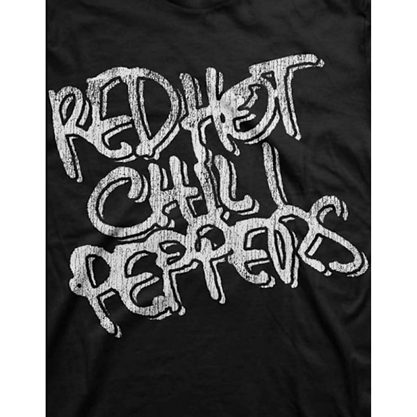 Red Hot Chilli Peppers Unisex Vuxen Logo T-Shirt M Svart Black M