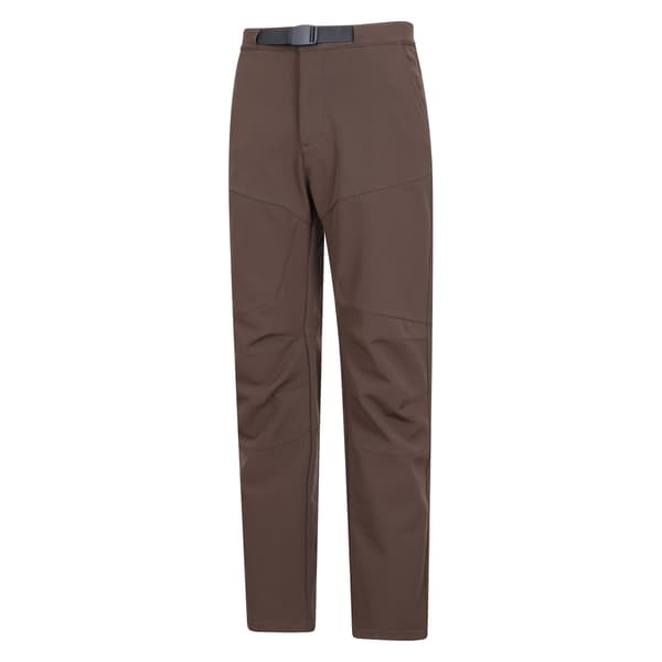 Mountain Warehouse Rockcliffe Softshell Vandringsbyxor för Män 34 Brown 34R