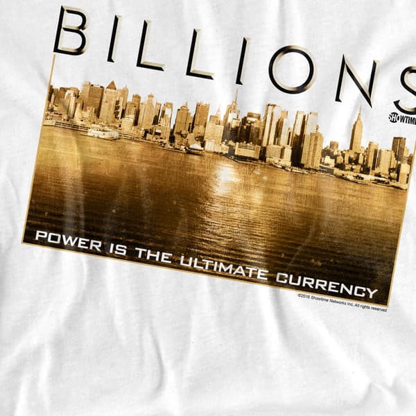 Billions Herr Golden City T-Shirt M Vit White M