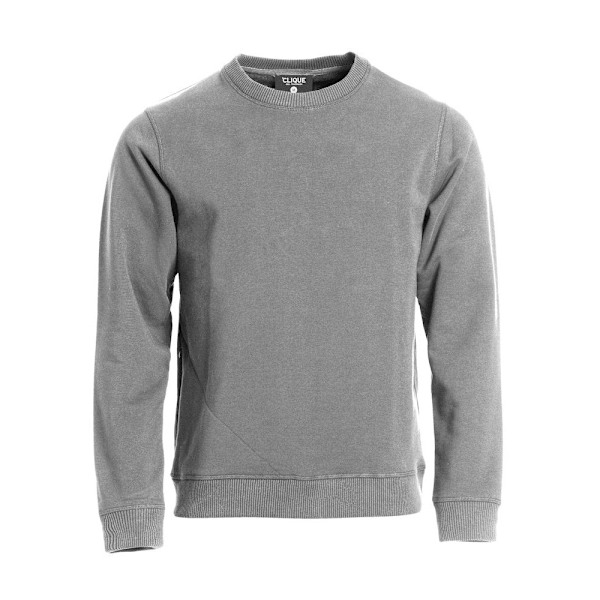 Clique Unisex Vuxen Klassisk Melange Rundhalsad Tröja M Grå Grey M