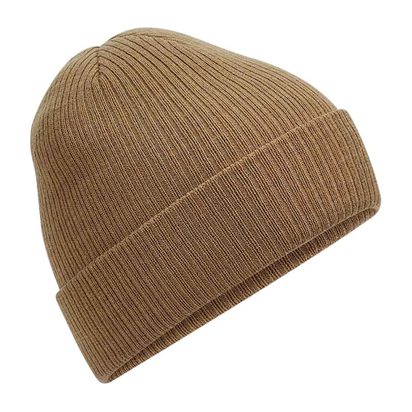 Beechfield Unisex Vuxen Ribbad Polylana Mössa En Storlek Biscuit Biscuit One Size