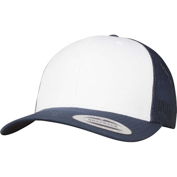 Flexfit By Yupoong Retro Trucker Colored Front Cap One Size Na Navy/White/Navy One Size