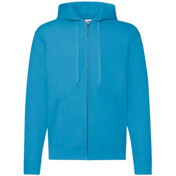 Fruit of the Loom Mens Classic Zipped Hoodie XXL Azure Azure XXL