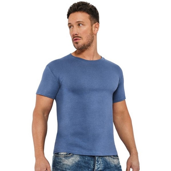 Casual Classic Mens Ringspun Tee M Indigo Blå Indigo Blue M