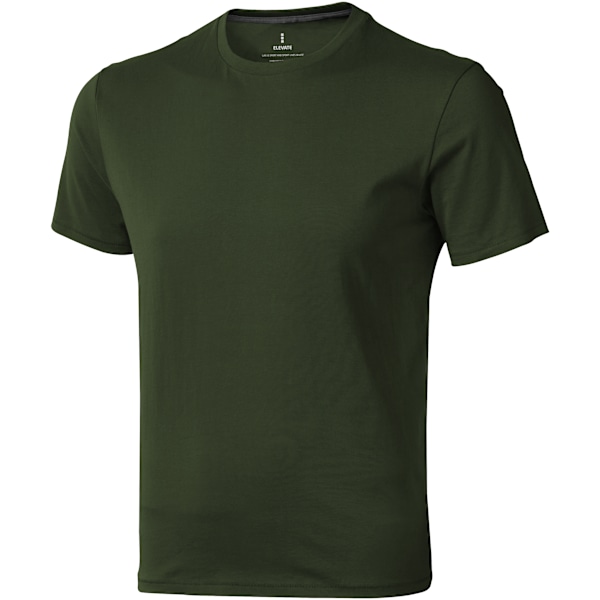Elevate Nanaimo T-shirt med kort ärm för män M Army Green Army Green M