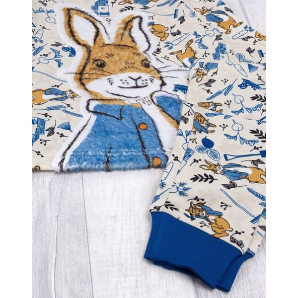 Peter Rabbit Barnkläder/Pyjamas Set 12-18 Månader Blå/Kräm Blue/Cream 12-18 Months