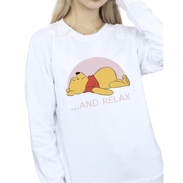 Disney Dam/Kvinnor Winnie The Pooh Relax Sweatshirt XXL Vit White XXL