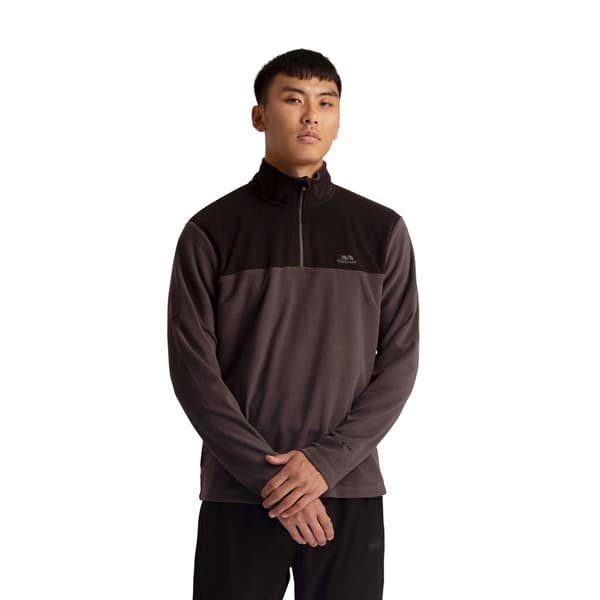 Trespass Curtiston AT100 Fleece Tröja Herr M Mörkgrå Dark Grey M