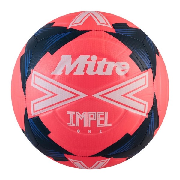 Mitre Impel One 2024 Football 4 Rosa/Vit/Blå Pink/White/Blue 4