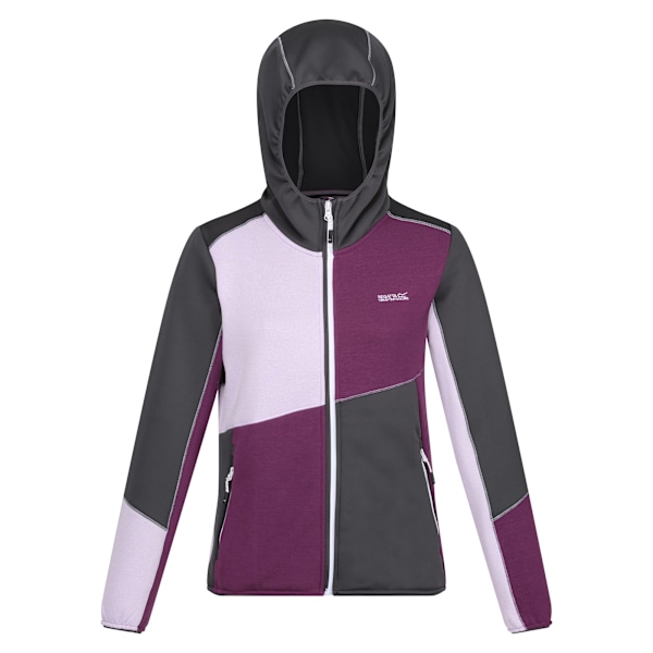 Regatta Dam/Kvinnor Walbury VII Marl Full Zip Fleecejacka 1 Seal Grey/Sunset Purple/Lilac Frost 18 UK