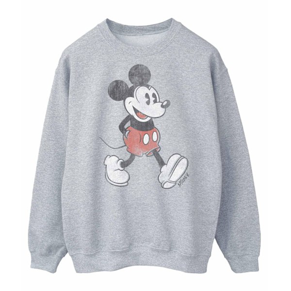 Disney Herr Walking Mickey Mouse Sweatshirt L Sports Grey Sports Grey L