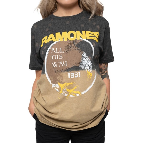 Ramones Unisex Vuxen All the Way T-shirt S Svart Black S