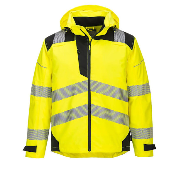 Portwest Herr PW3 Extreme Hi-Vis Vattentät Jacka 4XL Gul/Svart Yellow/Black 4XL