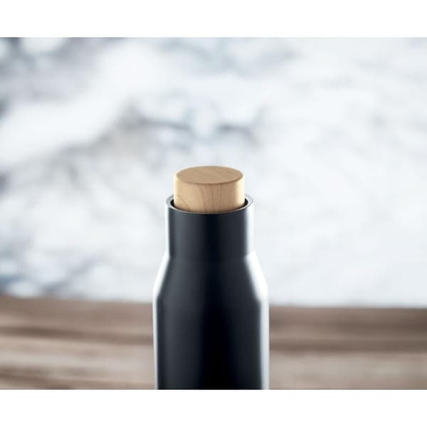 MidOcean Dudinka Dubbelväggig 500ml Flaska One Size Svart Black One Size