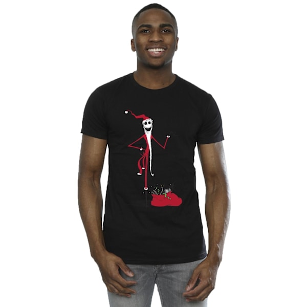 The Nightmare Before Christmas Herr Julgåvor T-shirt Black L