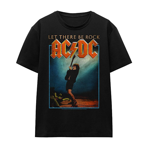 AC/DC Unisex Vuxen Let There Be Rock T-Shirt M Svart Black M